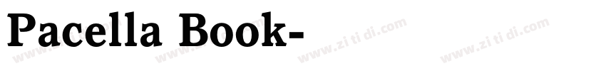 Pacella Book字体转换